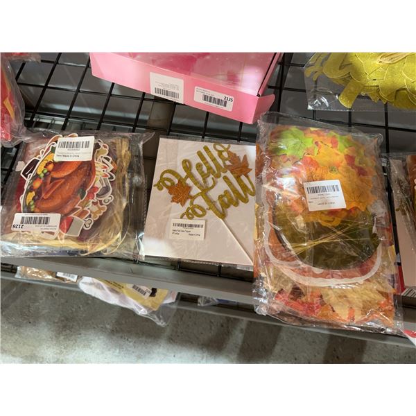 Thanksgiving And Fall Party Banner Decor Lot