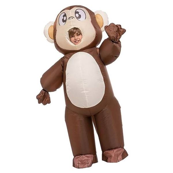 Puff Me Up Full Body Monkey Inflatable Costume Child
