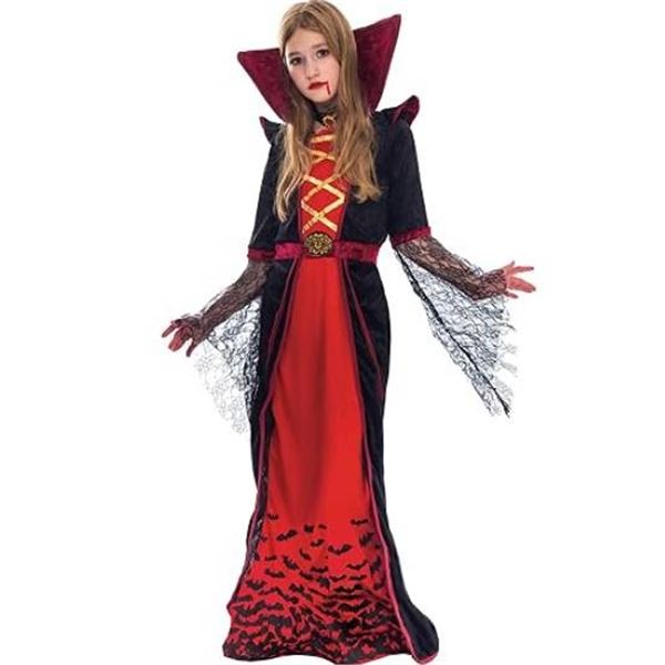 Spooktacular Creations XXL Black Red Vampire Costume