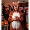 Image 1 : Adult Large Tiger Print Hooded Onesie Costume