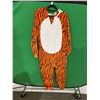 Image 2 : Adult Large Tiger Print Hooded Onesie Costume