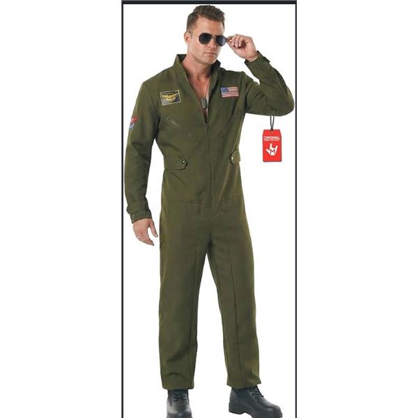 Morph Costumes Flight Suit with Aviator Glasses