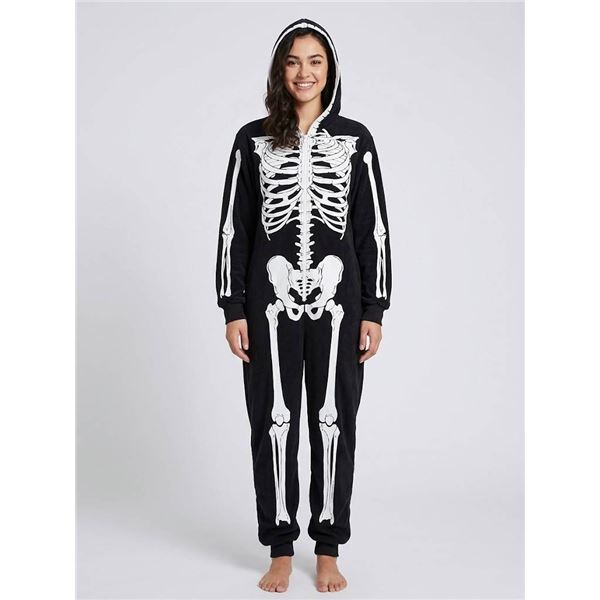 Sportsquila X-Large Skeleton Zip Hoodie