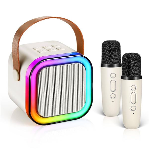 Blue Wireless Karaoke Machine 2 Microphones