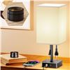 Image 1 : Ozloo USB Table Lamp with Dual USB Ports