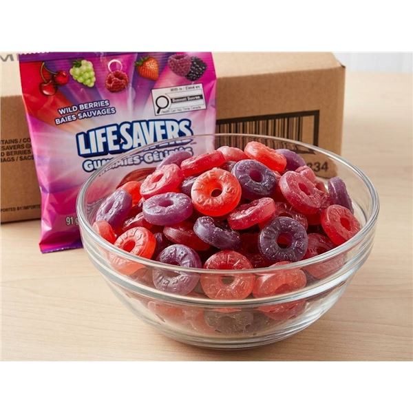 Lifesavers Gummies Wild Berries 12 Bags 91g Each