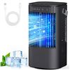 Image 1 : YP2306 Black Portable Air Cooler Fan 3-Speed