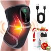 Image 1 : Heated Vibration Knee Massager, Large, Black