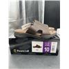 Image 2 : Prospector Men's Brown Slide Sandals Size 10