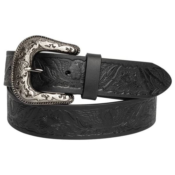 Silver Jeans Co. Mens Leather Belt, 32-34 M