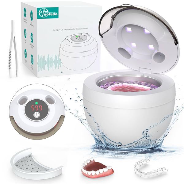 Aotuda Ultrasonic UV Cleaner 200ml 45kHz