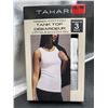 Image 2 : Tahari Ribbed Cotton Tank Top 3-Pack M