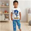 Image 1 : Sonic Kids 3 Pc Pyjama Set XS 4/5 Blue Multi