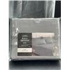 Image 2 : Comfy King 4-Piece Bamboo Sheet Set Grey
