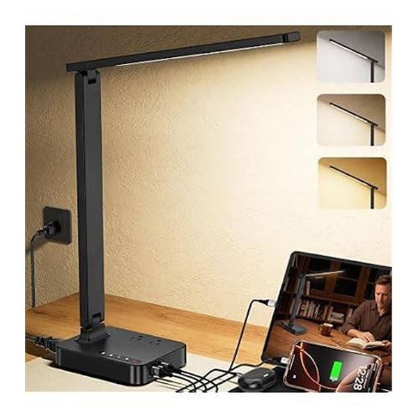 Drevet LED Desk Lamp with USB in Box