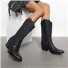 Image 1 : Aldo Black Western Boots Size 7