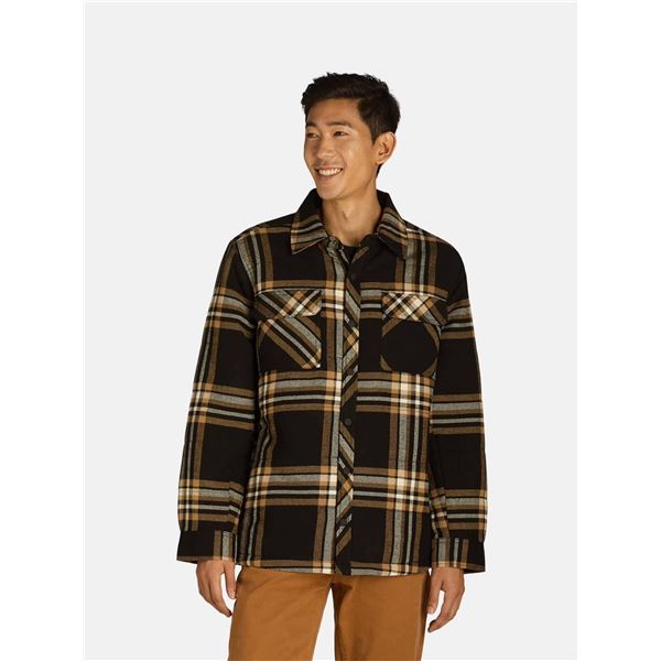 Realtree Fleece Plaid Button-Up Shirt Jacket