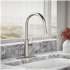 Image 1 : Kohler Rodean Pull-Down Kitchen Faucet Steel