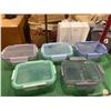 Image 3 : 5 Ello Glass Food Storage Containers