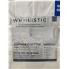 Image 3 : Wholistic Supima Cotton Queen Grand Sheet Set