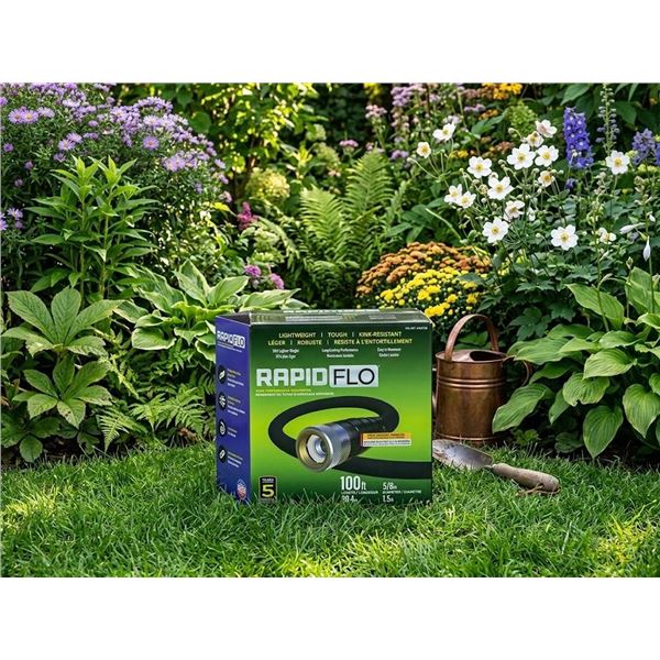 RapidFlo 100ft Garden Hose 5/8in Diameter