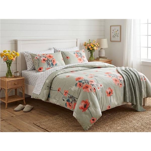 Comfy Bamboo World Queen Sheet Set, 4 Pieces