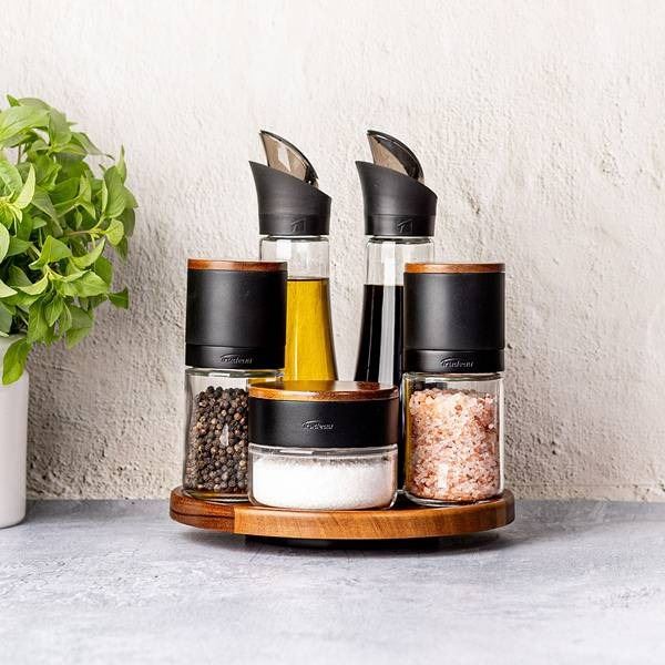 Trudeau 6-Piece Seasoning Station Set