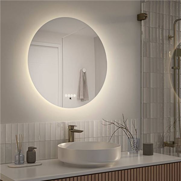 Artika Milan LED Wall Mirror With Defogger 28"