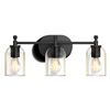 Image 1 : Kohler Orime 3-Light Matte Black Sconce