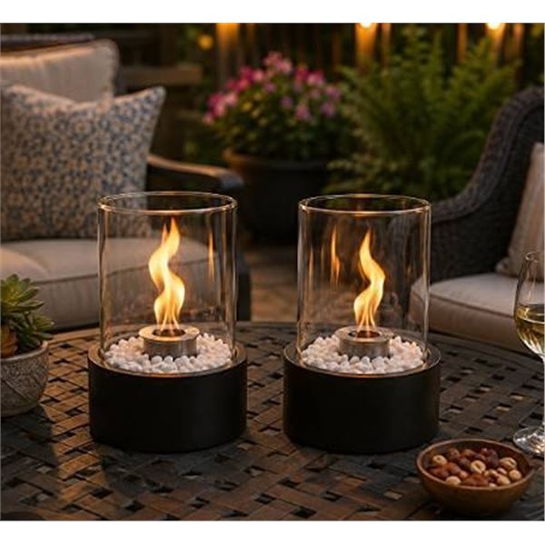 Tabletop Fireplaces JHY Design 2 Pcs