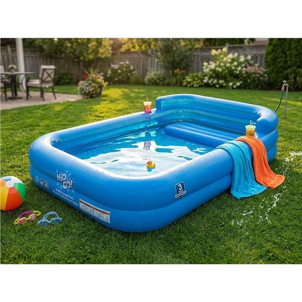 H2O GO! Family Lounge Pool 10 ft x 6 ft