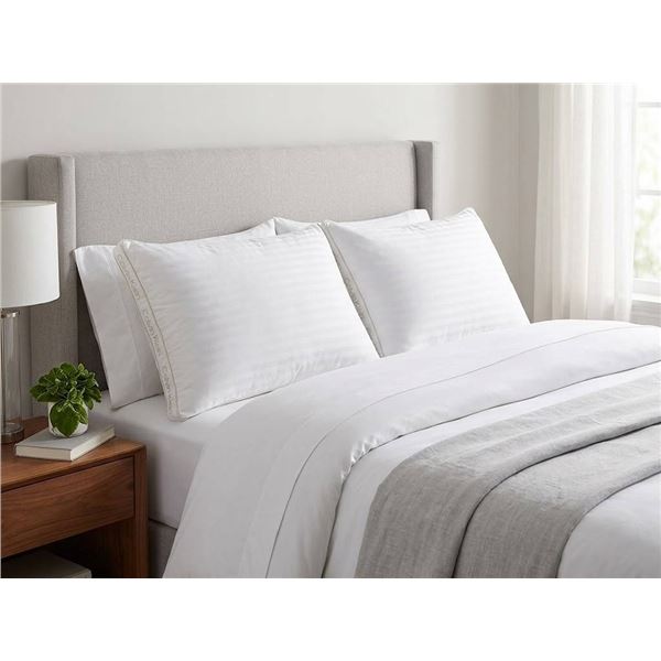 Calvin Klein King Modern Stripe Pillows 2 Pack
