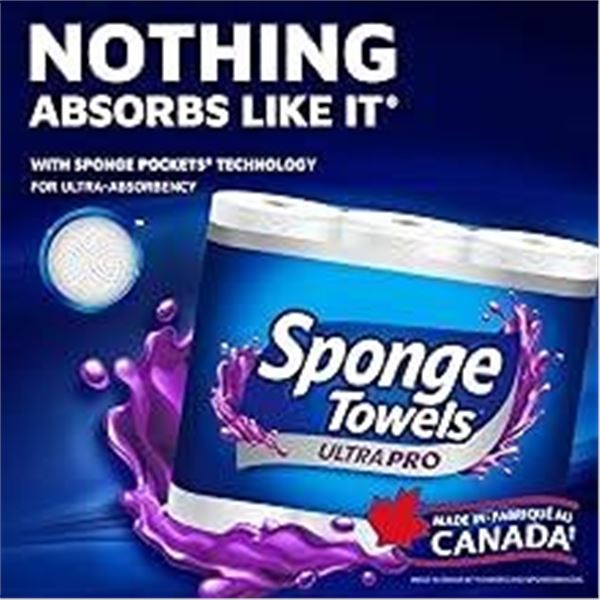 Sponge Towels Premium Paper Towels 12 Rolls