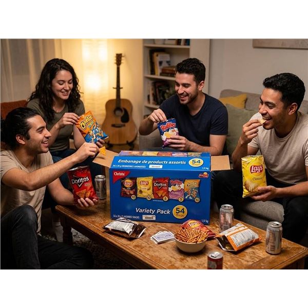 Lay's Variety Pack 54-Bag Flavoured Snacks 1.51kg