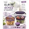 Image 1 : Bentgo 2-Pack Glass Salad Container Set