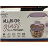 Image 4 : Bentgo 2-Pack Glass Salad Container Set