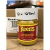 Image 2 : Keen's Hot Mustard Original 12 x 125ml Jars