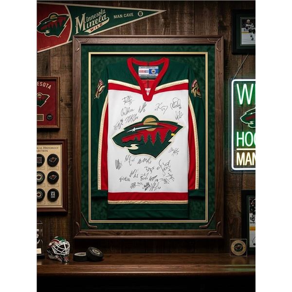 Minnesota Wild CCM Team Signed Hockey Jersey