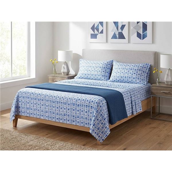 Comfy Bamboo Queen 4PC Sheet Set 9800 Series Blue minions