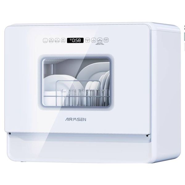 AIRMESEN ZMW-DUHA01 Countertop Dishwasher
