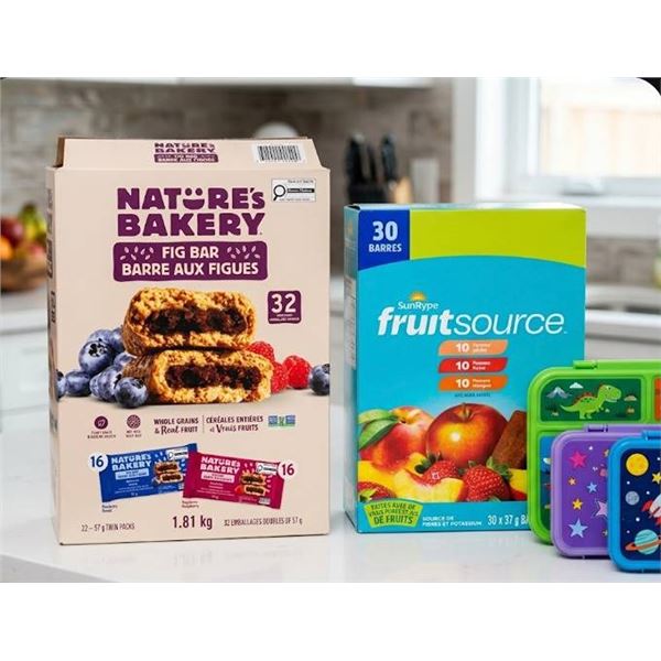 Nature's Bakery Fig Bar and SunRype Fruit Bars
