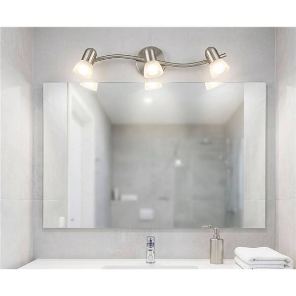 VALU+ 3-Head Track Light Brushed Nickel 23in