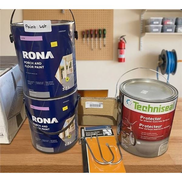 Rona Porch Paint, Techniseal Protector, Can Hooks