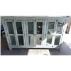 Image 2 : Wooden Sideboard Display Cabinet with Glass Panel Doors and Shelving