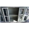 Image 8 : Wooden Sideboard Display Cabinet with Glass Panel Doors and Shelving
