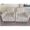 Image 2 : Urban Barn Armchairs with Patterned Upholstery, 32"W x 33"D x 36"H
