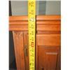 Image 11 : Solid Pine Armoire with Panel Doors &Two Drawers, 70 in H x 39 in W x 22 in D