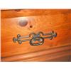 Image 4 : Wood Nightstand by J & J Furniture with Two Drawers and Metal Pulls, 27x24x18 Inches