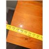 Image 8 : Wood Nightstand by J & J Furniture with Two Drawers and Metal Pulls, 27x24x18 Inches