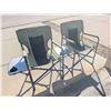 Image 2 : Folding Camping Chairs with Side Tables and Cup Holders